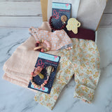 Boite cadeau DOUCE FLEURS, shower de bébé, cadeau de naissance