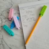 Embout pour crayon BLOCK, mâchouille, accessoire sensoriel, anti-stress, TDAH, TSA