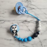 Attache-suce PANDA, peint è la main, modèle HENRI, cadeau de shower,