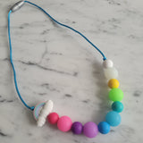Collier pour enfant ARC-EN-CIEL, brille dans le noir