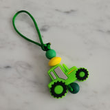 Tirette TRACTEUR pour fermeture éclair, zipette, accessoire sensoriel, bille de silicone