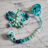 Attache-suce PAPILLON, peint à la main