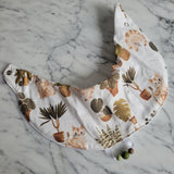 Bavoir CHAT & PLANTES, bavoir ajustable 3-24 mois