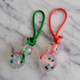 DUO de MINI tirettes ÉTOILES, pour fermeture éclair, ens. de 2 zipettes, aide-zip, identificateur de sac,  accessoire sensoriel, bille de silicone