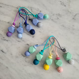 Prêt à Partir, Tirette HEXAGONE pour fermeture éclair, série PASTEL