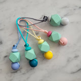 Prêt à Partir, Tirette HEXAGONE pour fermeture éclair, série PASTEL