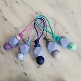 Prêt à Partir, Tirette HEXAGONE pour fermeture éclair, série PASTEL