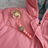 Attache-suce ZIP, FLEUR, pour la fermeture éclair