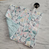 Doudou réconfort PANDA, mini doudou, fausse fourrure, accessoire pour bébé, cadeau de shower