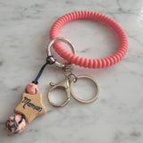 Porte-clés BRACELET TEXTURE, étoile personnalisé