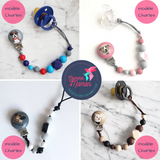 Attache-suce personnalisé, PORTRAIT ANIMAL DE COMPAGNIE, cadeau de shower