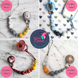 Attache-suce personnalisé, PORTRAIT ANIMAL DE COMPAGNIE, cadeau de shower