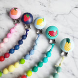 Attache-suce FRUITS, modèle ALICE, cadeau shower