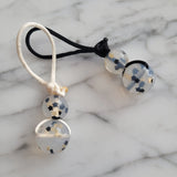 DUO de MINI tirettes ÉTOILES, pour fermeture éclair, ens. de 2 zipettes, aide-zip, identificateur de sac,  accessoire sensoriel, bille de silicone