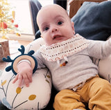 Bavoir MOTIF VINTAGE, bavoir 3-24 mois, poussée dentaire, cadeau de shower