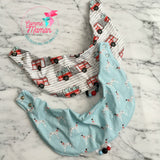 Bavoir POMPIERS, dalmatiens, bavette 3-24 mois, 3 ajustements possible, cadeau de shower, accessoires de dentition