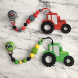 Attache-suce TRACTEUR, modèle CHARLES, poussée dentaire, cadeau de shower