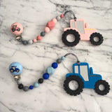 Attache-suce TRACTEUR, modèle CHARLES, poussée dentaire, cadeau de shower