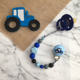 Attache-suce TRACTEUR, modèle CHARLES, poussée dentaire, cadeau de shower