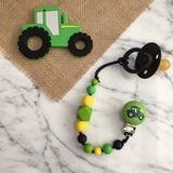 Attache-suce TRACTEUR, modèle CHARLES, poussée dentaire, cadeau de shower