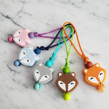 Tirette RENARD pour fermeture éclair, zipette, accessoire sensoriel, bille de silicone