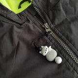 Tirette RENARD pour fermeture éclair, zipette, accessoire sensoriel, bille de silicone