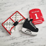 Attache-suce HOCKEY, Tricolore, Canadiens, Bruins, pingouin, cadeau de shower