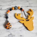 Attache-suce JAMES, camouflage, motif armée, militaire, attache sucette, attache tétine, accessoire pour bébé, cadeau de shower