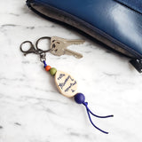 Porte-clés personnalisée, peint à la main, cette maman appartient à, cadeau maman, fête des mères