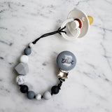 Attache-suce MODÈLE CHARLES, personnalisée avec prénom, cadeau de shower