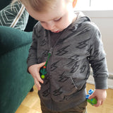 Tirette CACTUS pour fermeture éclair, zipette, aide l'autonomie des petit, accessoire sensoriel, bille de silicone