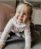 bavoir LICORNE, bavoir ajustable 3-24mois, poussée dentaire, cadeau de shower, cadeau de naissance