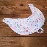 bavoir LICORNE, bavoir ajustable 3-24mois, poussée dentaire, cadeau de shower, cadeau de naissance