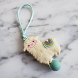 Tirette LAMA, ALPAGA pour fermeture éclair, mix and match, zipette, accessoire sensoriel, aide l'autonomie des petits, bille de silicone