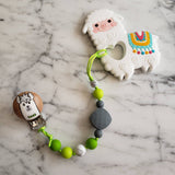 Attache-suce LAMA, alpaga, peint à la main, cadeau de shower