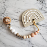 Attache-suce ARC-EN-CIEL, attache peint à la main, modèle SOFIA, cadeau de shower