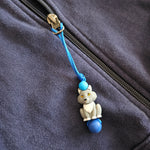 Tirette LOUP 3D pour fermeture éclair, zipette, ami-zip